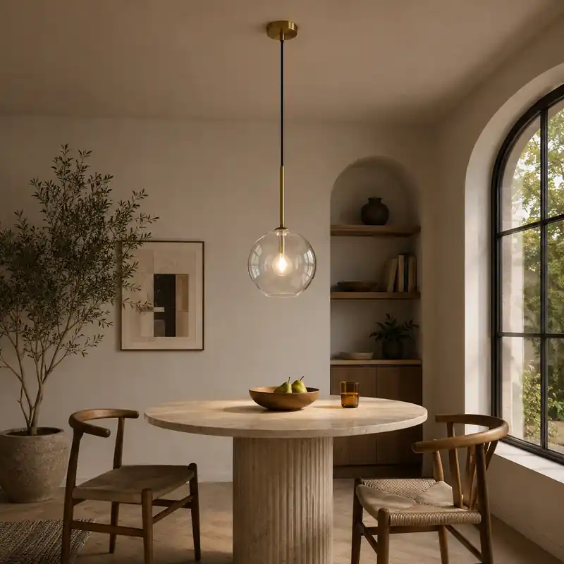 Suspension en Verre Moderne