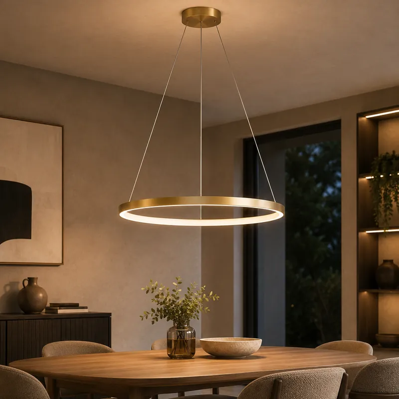 Suspension Cercle Lumineux Design