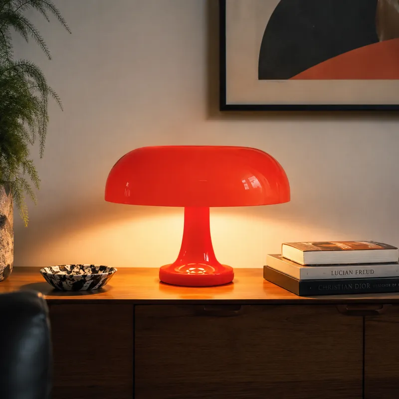 Lampe À Poser Rétro Champignon