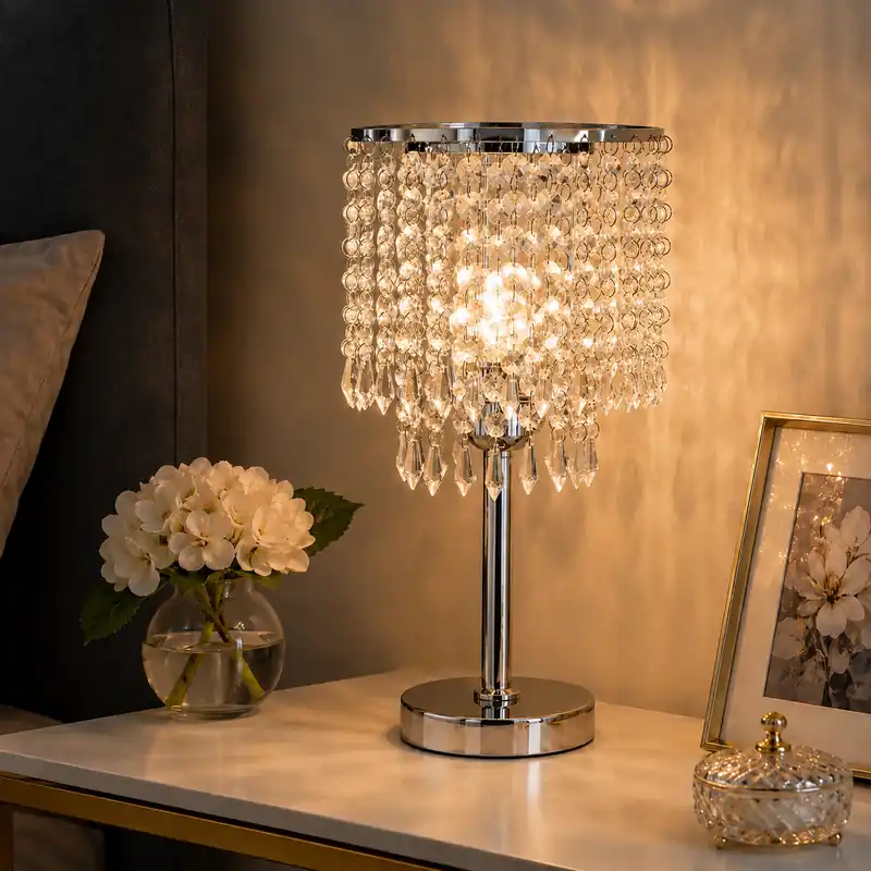 Lampe À Poser Cristal Design