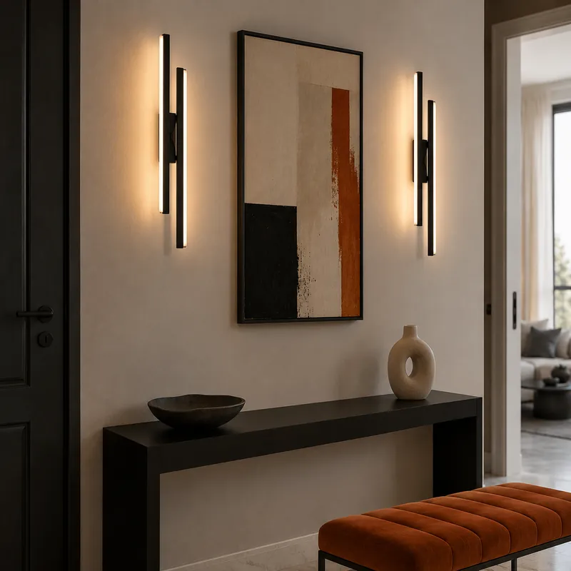 Applique Murale LED Barres Verticales - Design Asymétrique