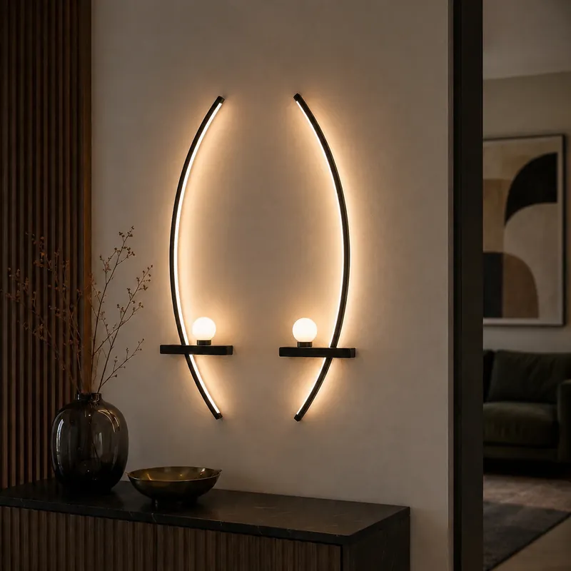 Applique Murale Design Arc Moderne