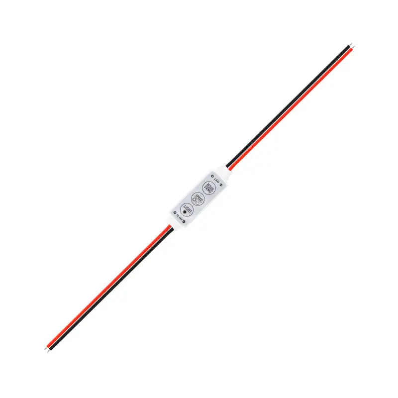 Mini Contrôleur Variateur Ruban LED 12/24V DC Monochrome