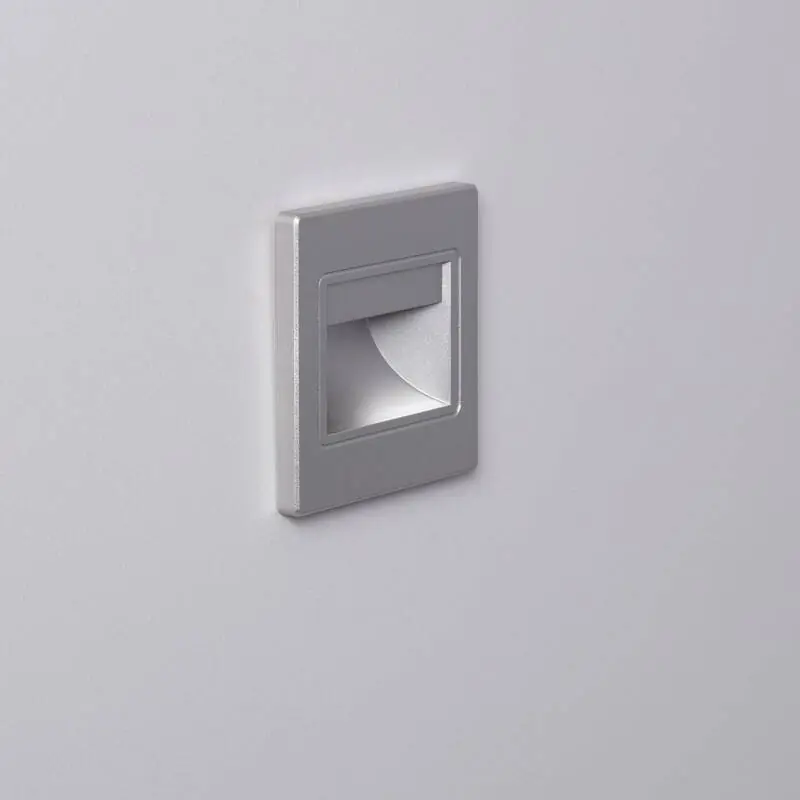 Balise Murale LED 1.5W Encastrable Randy Grise