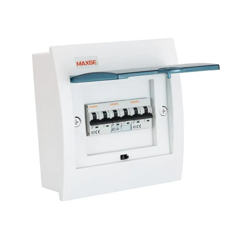 Tableau Électrique Encastrable MAXGE SIGMA ECO Porte Transparente IP30 MAXGE