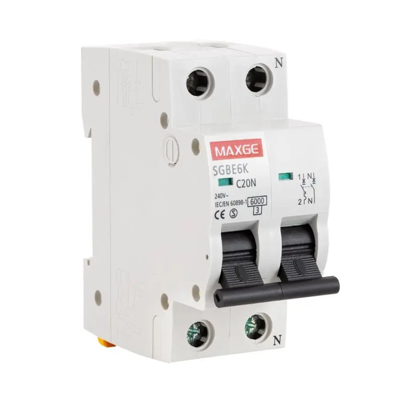 Disjoncteur Résidentiel 1P+N 10-40A 6kA Courbe C Tertiaire/Résidentiel MAXGE