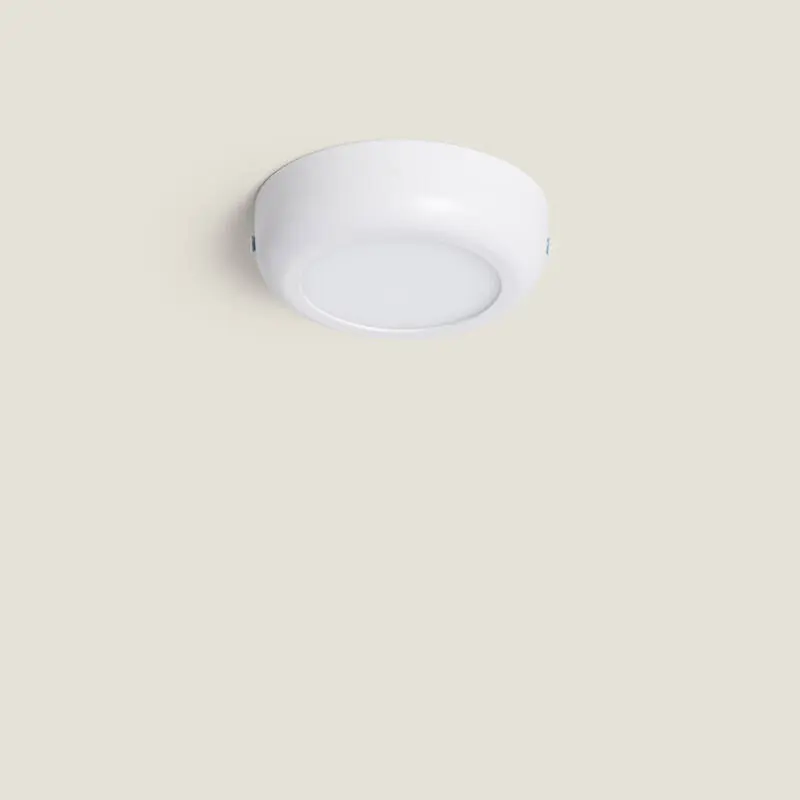 Plafonnier LED Rond Métal Design White 6W Ø125 mm