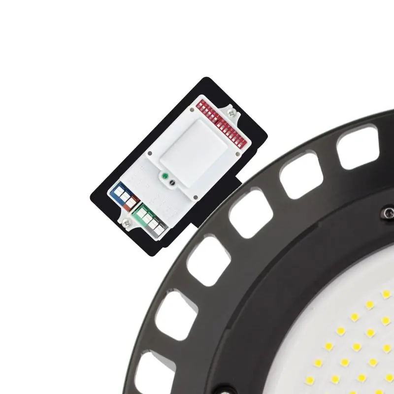 Support avec Détecteur de Mouvement Radar Crépusculaire 1-10 V MERRYTEK MC083V pour Cloches LED UFO