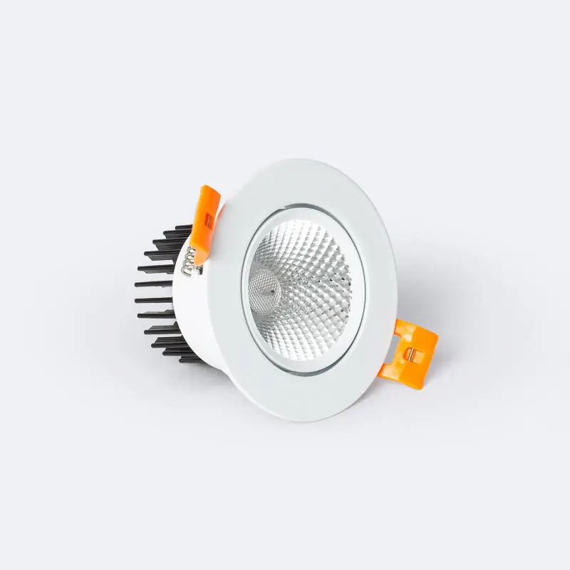 Spot Downlight LED 7W Rond COB CRI90 Coupe Ø 70 mm