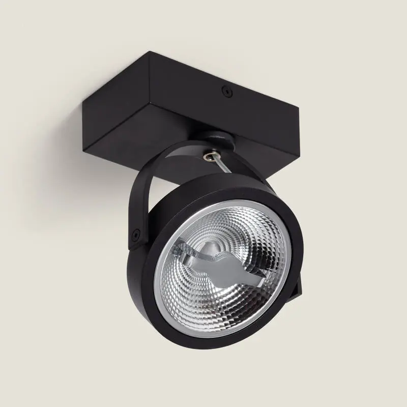 Spot LED 15W CREE en Saillie Orientable AR111 Dimmable Noir