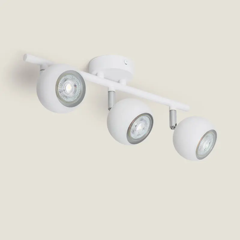 Plafonnier Orientable Aluminium 3 Spots Ates