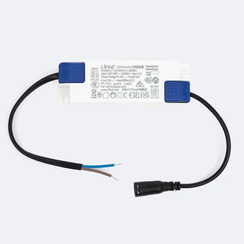 Driver LIFUD 220-240V Sortie 33-40V DC 800mA 32W No Flicker LF-GIF030YA