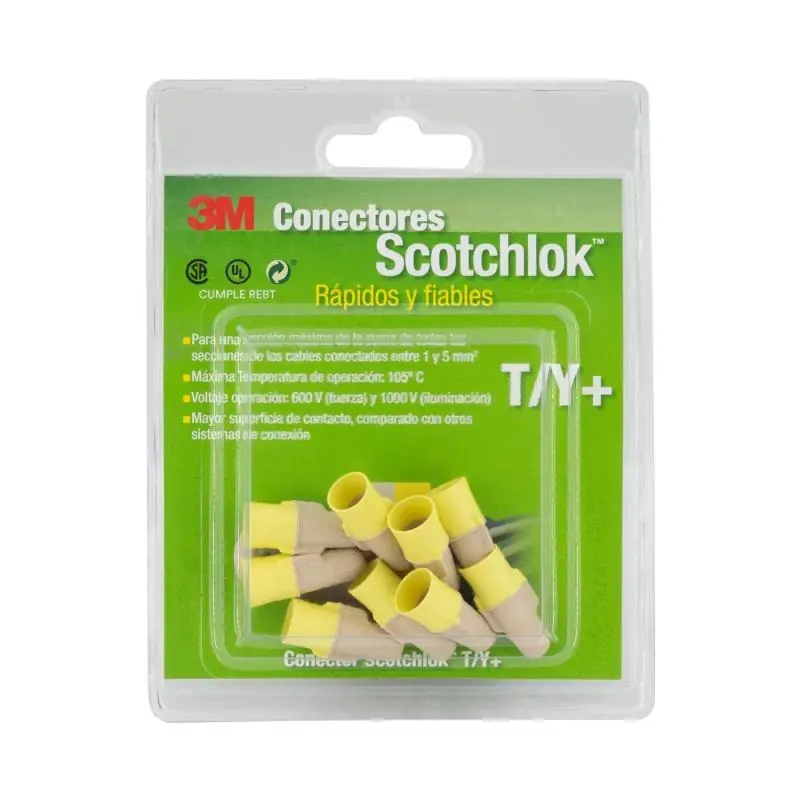 Connecteurs de Fils à Ressort Scotchlok™ T/Y 1-5mm² 3M™ (9 Un) 3M-7010233168-GS