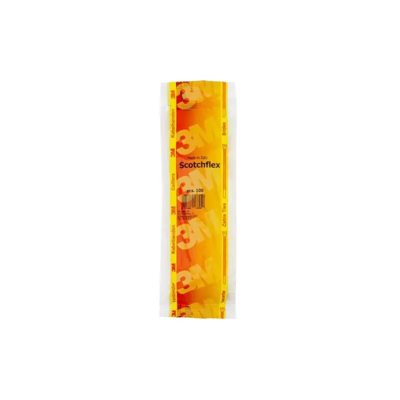 Pack Colliers de Serrage Scotchflex™ 3M™ 7000035289-BC FS 140 B-C 3,5mm x 140mm (100 Un)