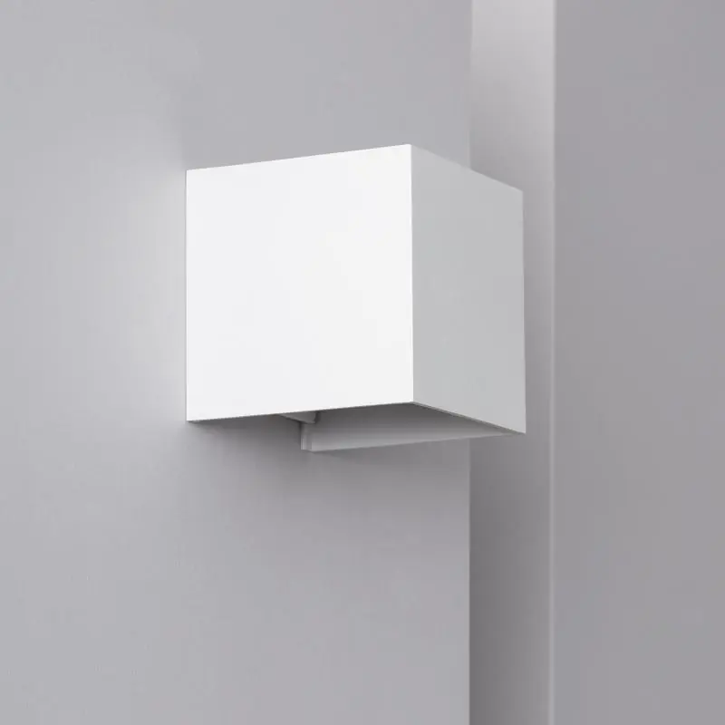 Applique Murale LED Extérieure Aluminium Eros 6W Éclairage Double Face Blanche