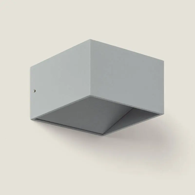 Applique Murale LED Aluminium Lico 6W Éclairage Double Face Grise Claire
