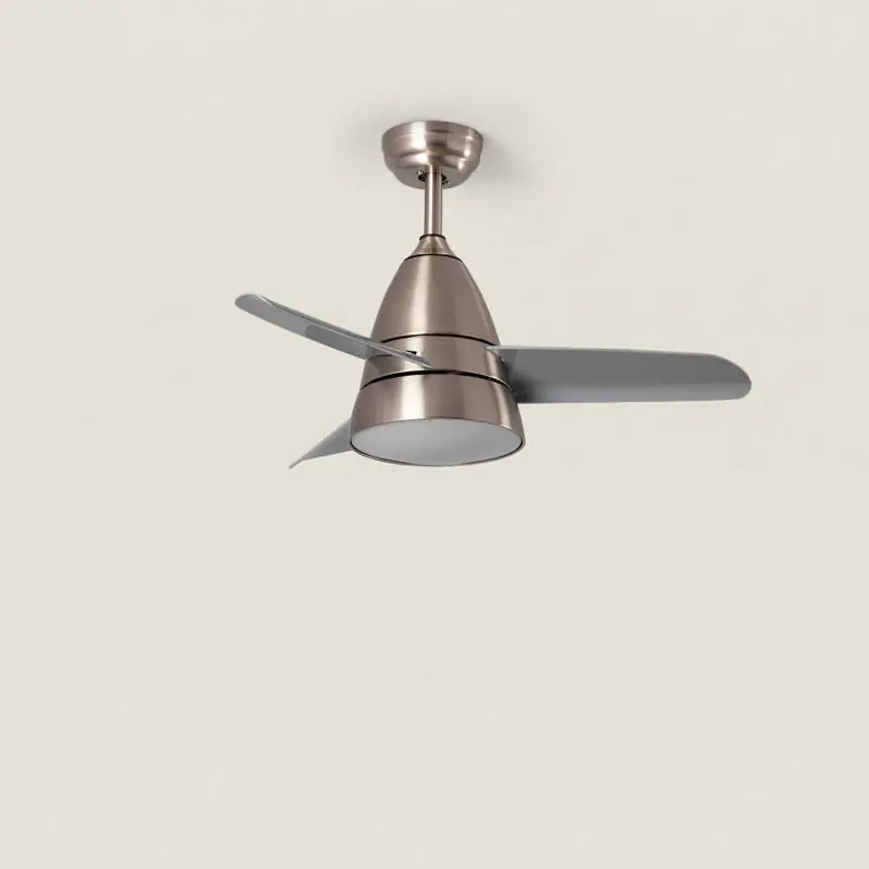 Ventilateur de Plafond Silencieux Industriel Gris 91cm Moteur DC