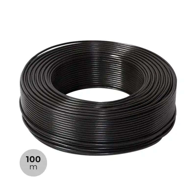 Rouleau 100m Câble 6mm² PV ZZ-F Noir