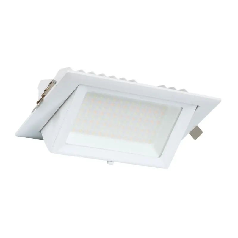 Spot Downlight LED 20W Rectangulaire Orientable SAMSUNG 130 lm/W LIFUD Coupe 210x125 mm