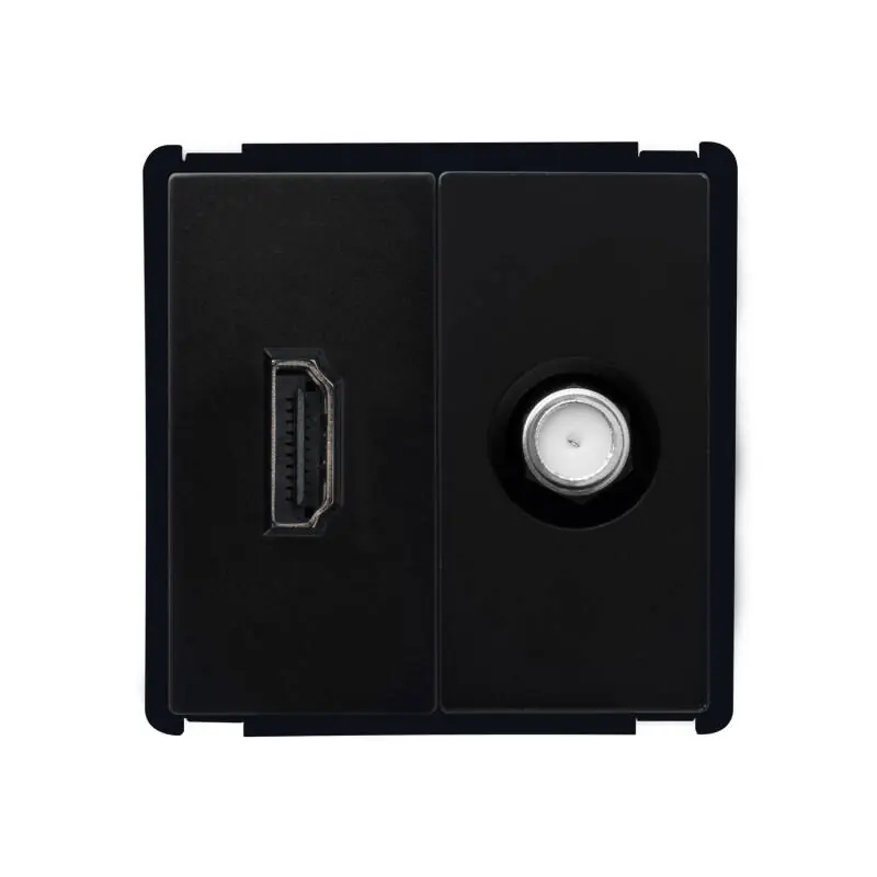 Prise HDMI + Satéllite Modern