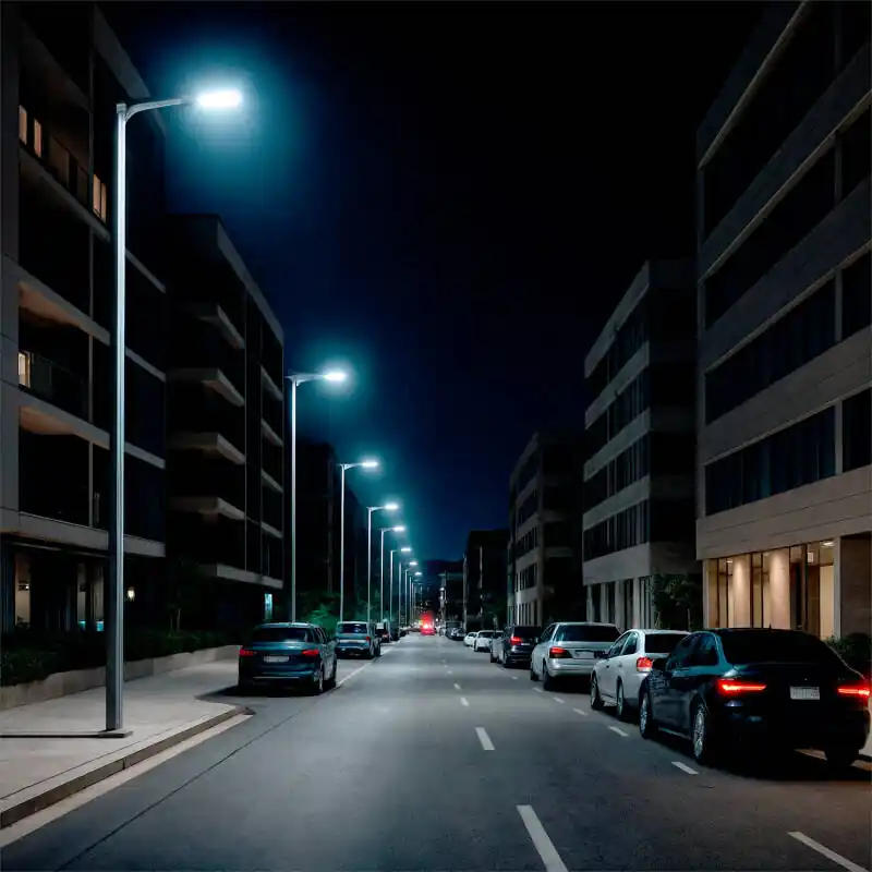 Lampadaire LED 150W Harlem LUMILEDS Gris