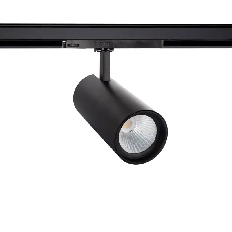 Spot LED sur Rail Triphasé 30W d‘Angelo PHILIPS Xitanium Noir