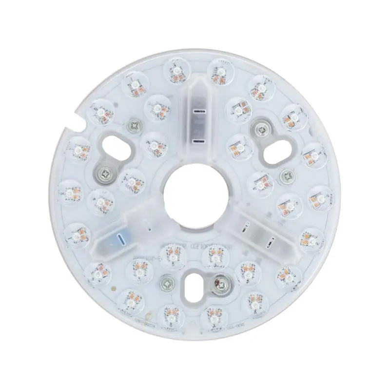 Éclairage de Rechange pour Ventilateur de Plafond LED 15W 220V CCT Sélectionnable PCB avec Aimant