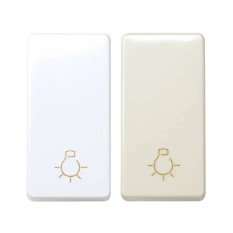 Bouton-Poussoir Simple Étroit avec Voyant SIMON 27 Play 27151