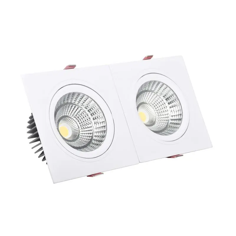 Spot Downlight LED 30W Rectangulaire Madison Coupe 260x120 mm