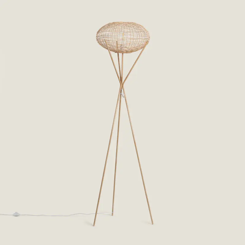 Lampadaire Rotin Ronax