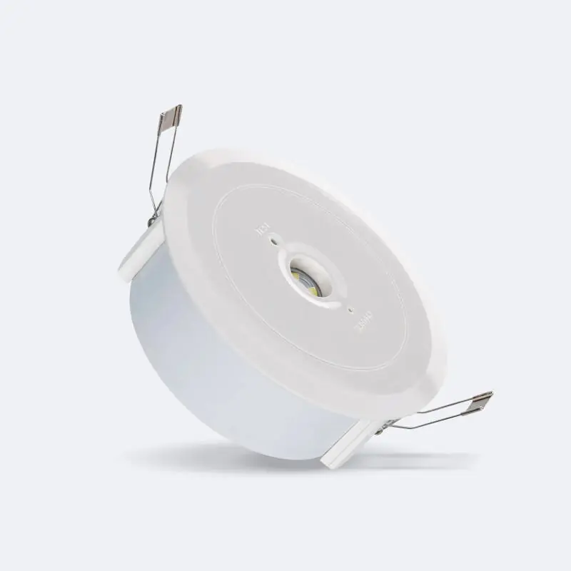 Éclairage de Secours LED En Saillie/Encastrable 120lm Lumière Permanente/Non Permanente 2.5W Coupe Ø136 mm
