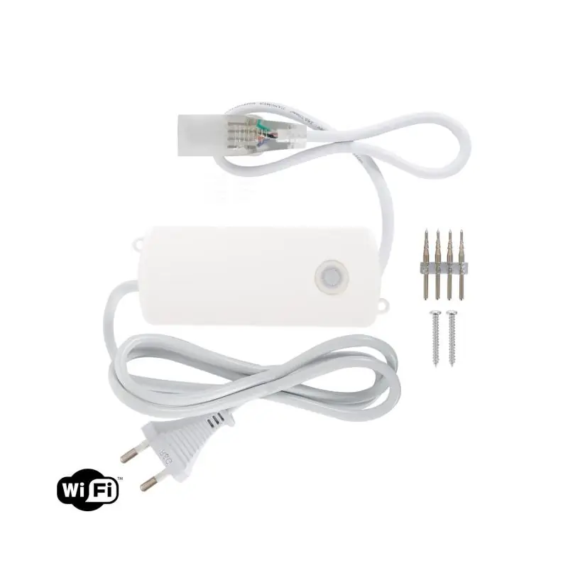 Contrôleur WiFi Ruban LED RGB 220V AC IP65 Coupe tous les 100cm