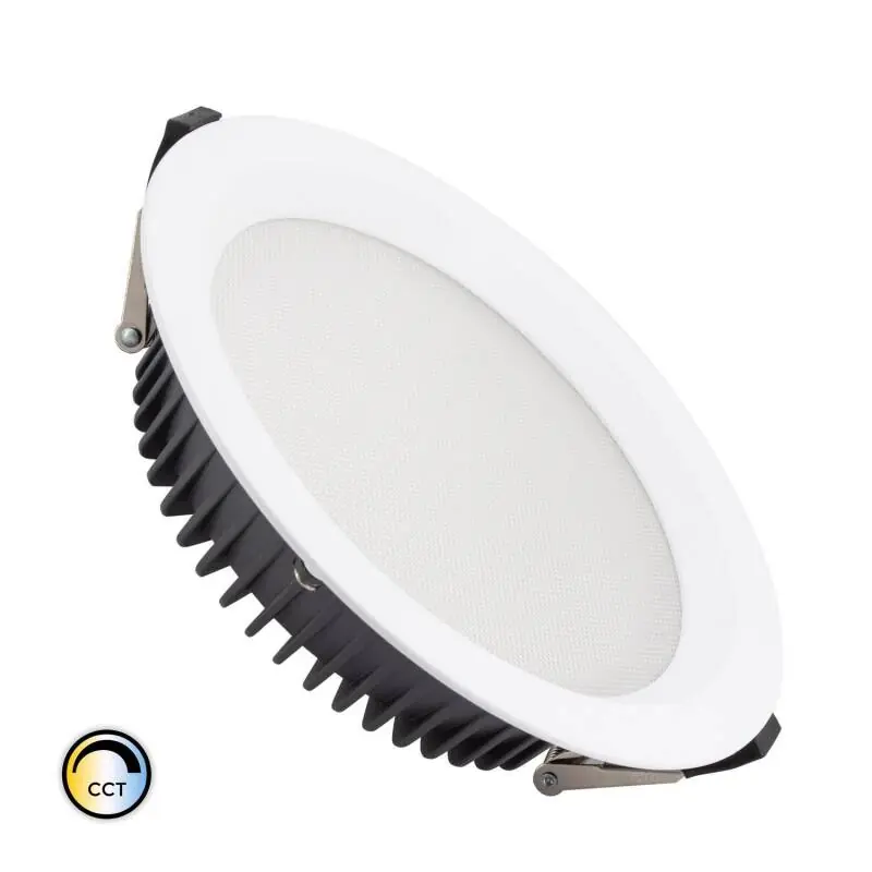 Downlight LED 40W Rond SAMSUNG AERO CCT Sélectionnable 130 lm/W Microprismatique LIFUD Coupe Ø 200 mm