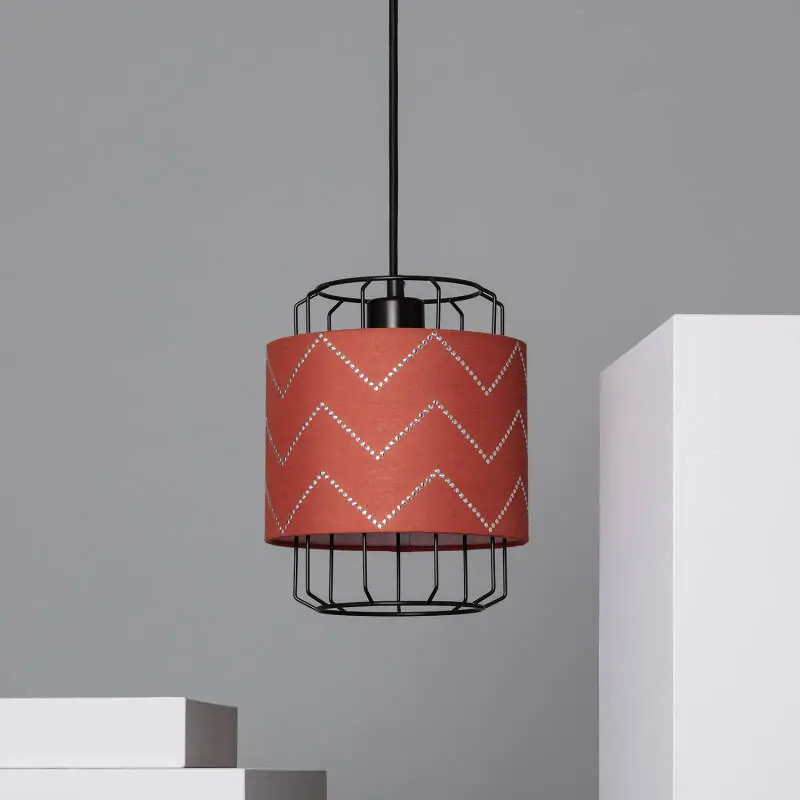 Suspension Tissu et Métal Pointiza
