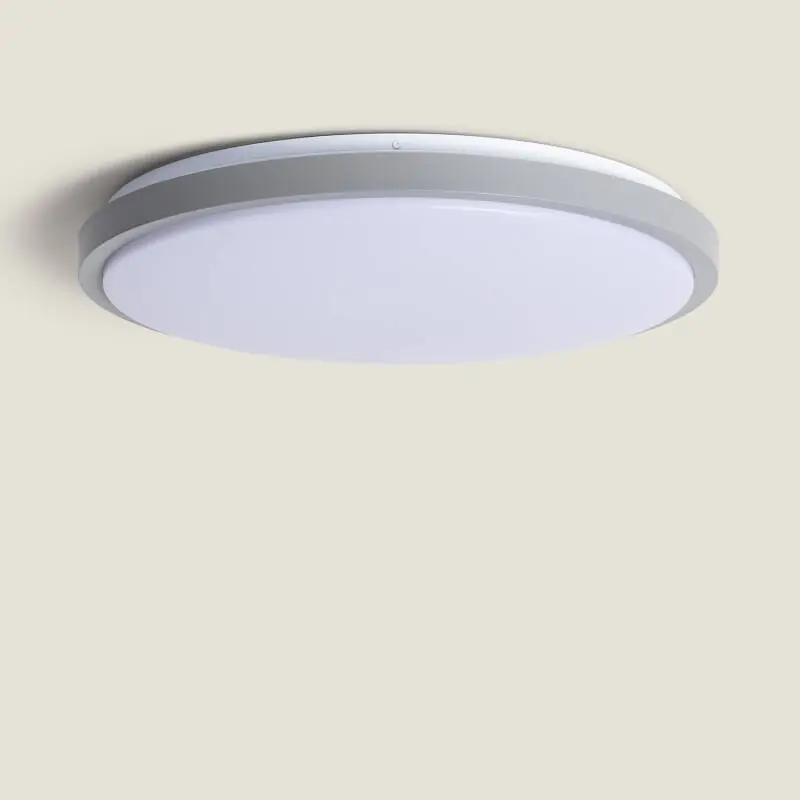 Plafonnier LED Rond Métal 24W CCT Sélectionnable Bari Ø500 mm