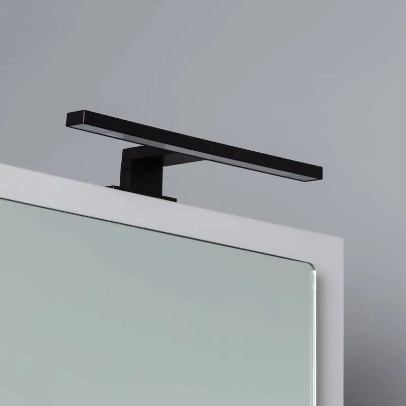 Applique LED Salle de Bain 5W Carl Noire pour Miroir