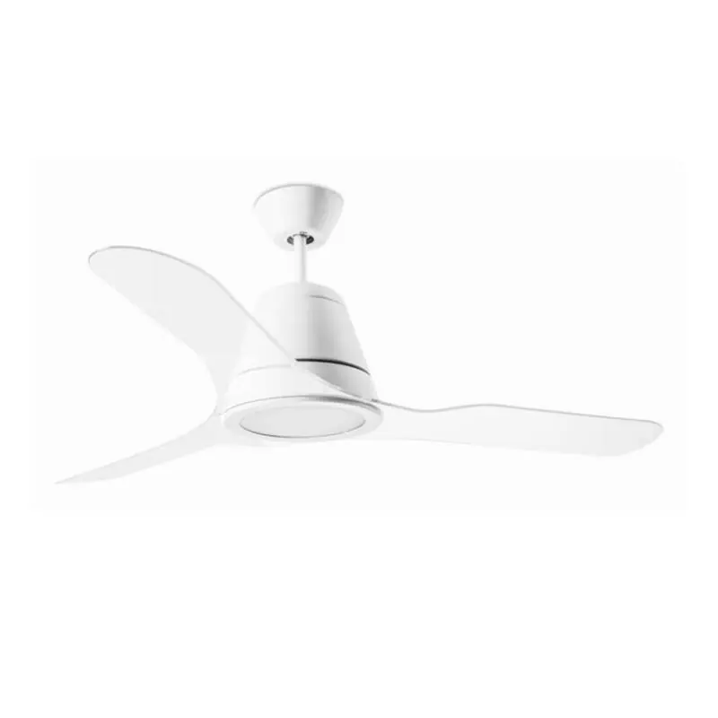 Ventilateur de Plafond Silencieux Tiga Blanc 132cm Moteur DC LEDS-C4 30-3249-CF-M1
