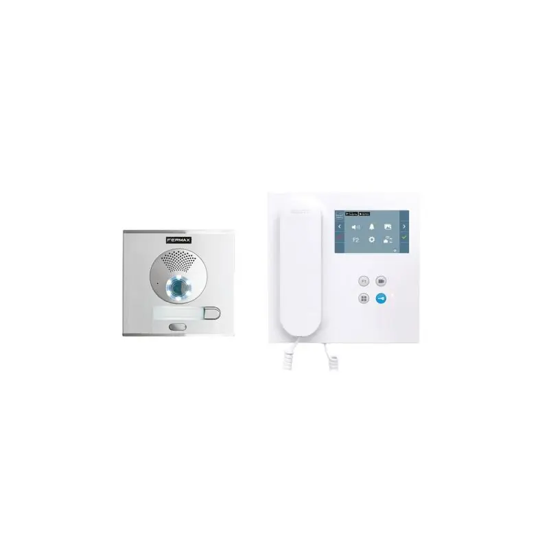 Kit Visiophone 1 Sonnette CITY VEO 4,3 " DUOX Plus WIFI 1L FERMAX 94411