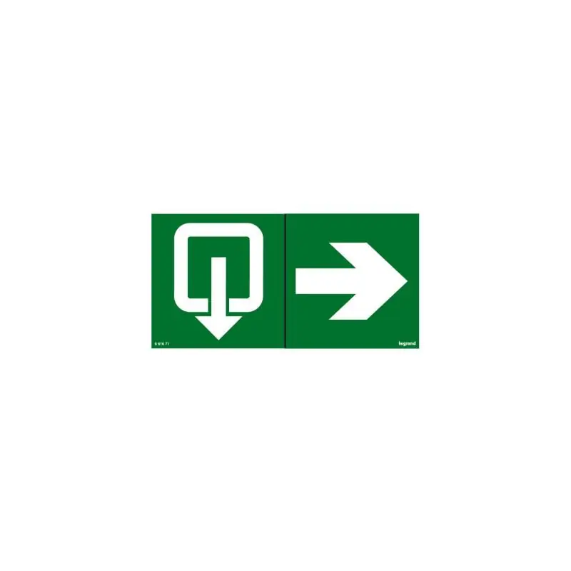 Étiquettes de Signalisation Sortie Habituelle LEGRAND 661671
