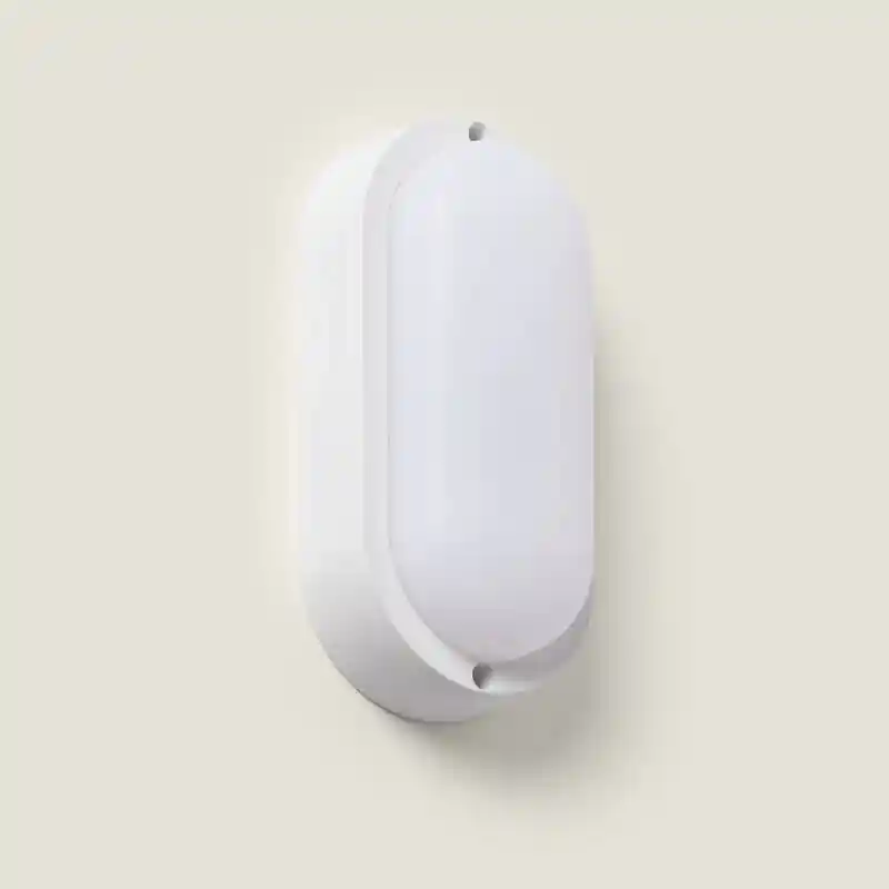 Plafonnier LED Extérieur Ovale 15W Hublot White IP65 85x173 mm