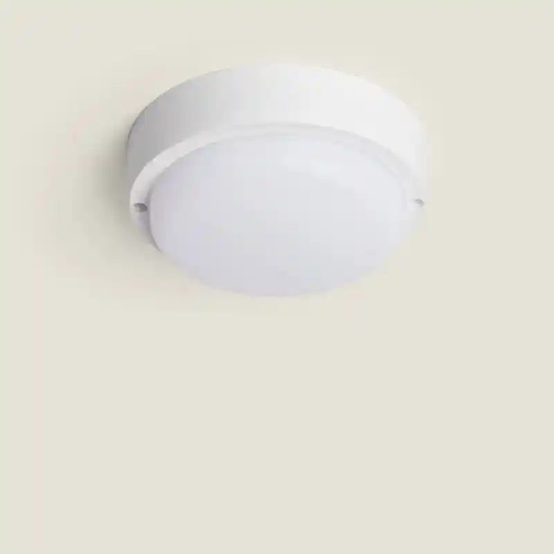 Plafonnier LED Extérieur Rond 15W Hublot White IP65 Ø155 mm