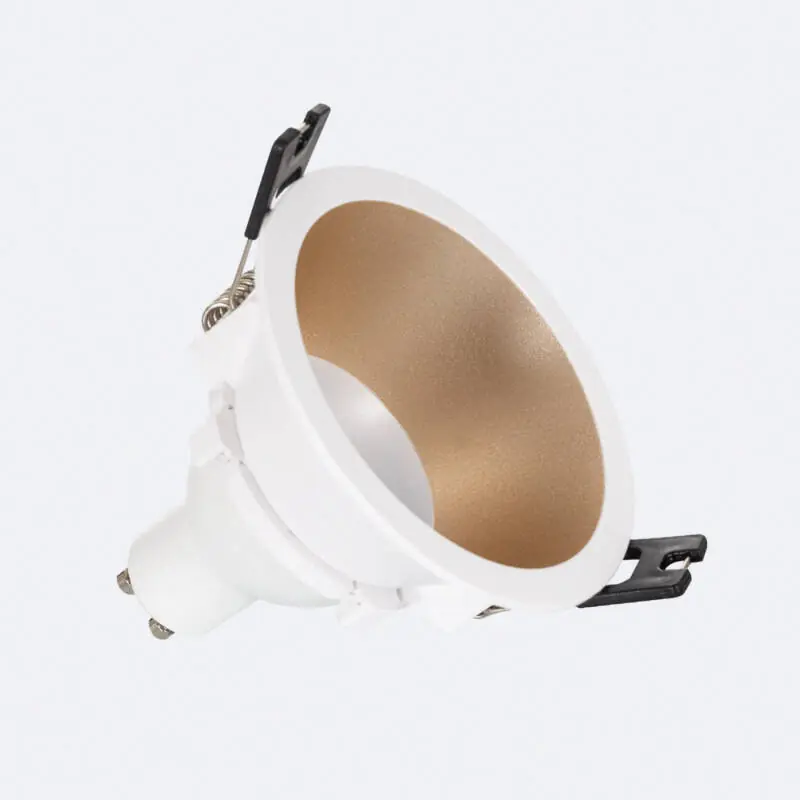 Spot LED Downlight Conique GU10 6W Coupe Ø 75mm PC
