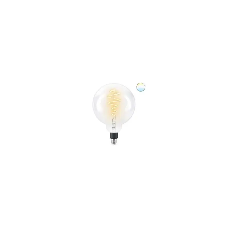 Ampoule LED E27 Filament 6,7W 470lm G200 WiFi + Bluetooth Dimmable CCT Sélectionnable WIZ
