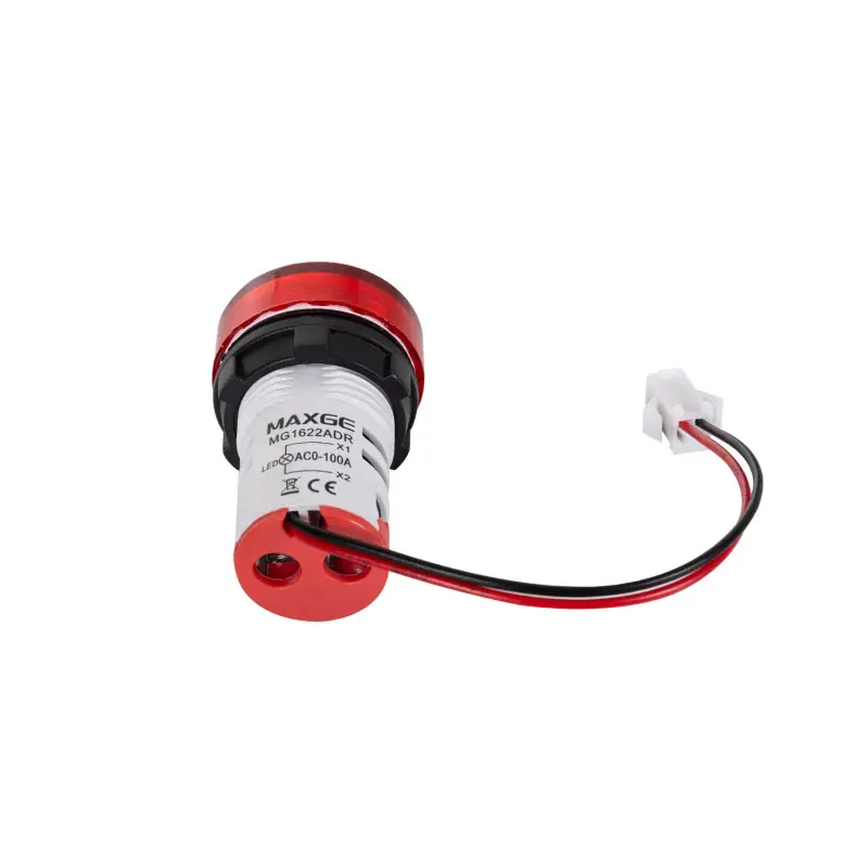 Indicateur Lumineux Ampèremètre MAXGE 0-100A Ø22mm