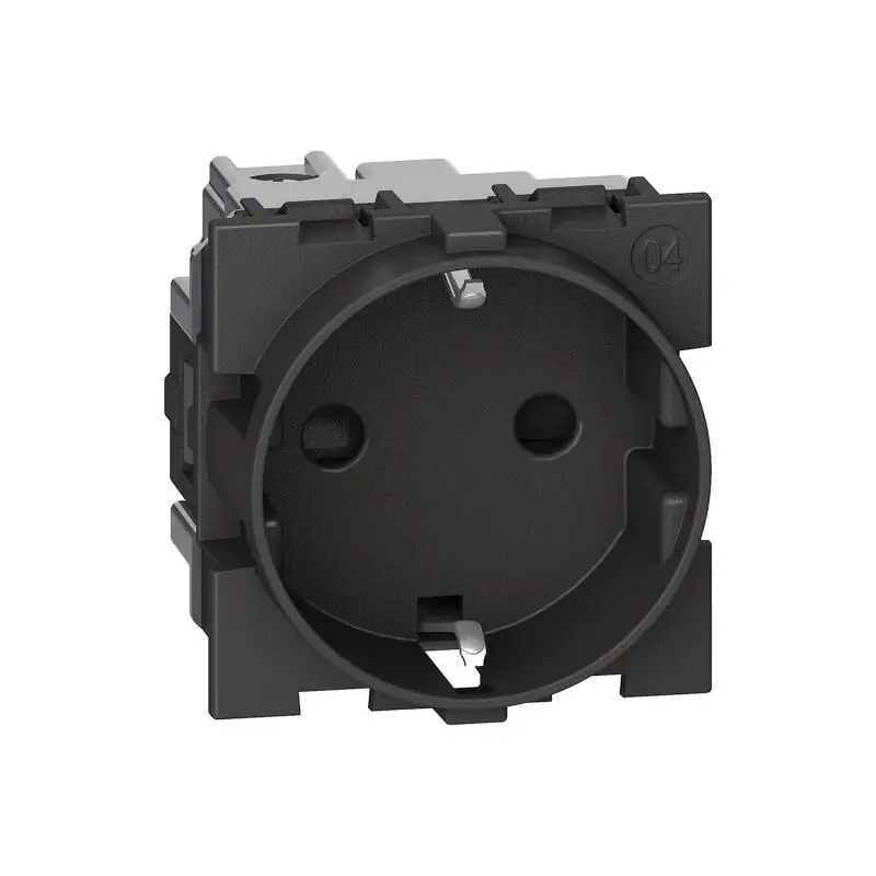 Prise Schuko 2P+T 16A 2 Modules BTicino Living Now K_4141