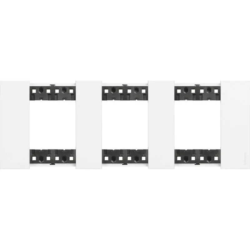 Platine de Finition 2 x 3 Modules BTicino Living Now KA4802M3K_