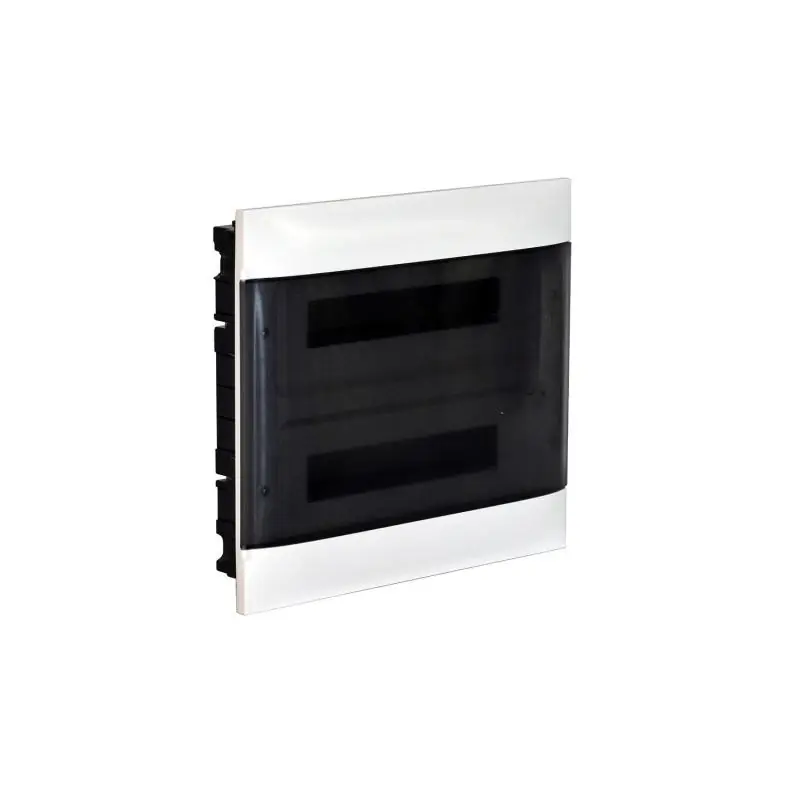 Boîte d‘Encastrement Practibox S pour Cloisons Conventionnelles Porte Transparente 2x12 Modules LEGRAND 135052