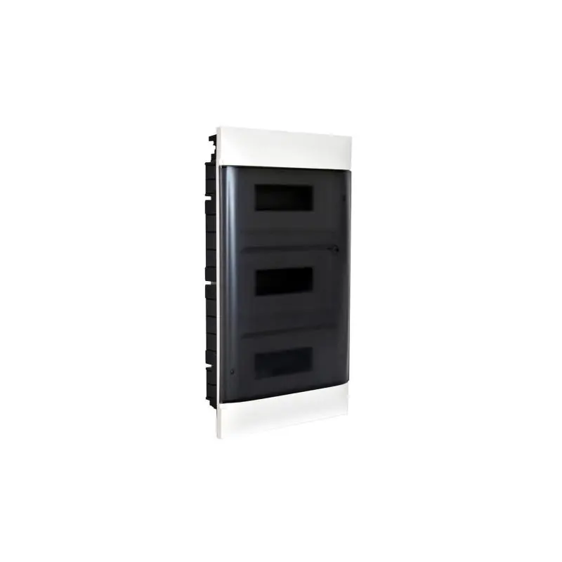 Boîte d‘Encastrement Practibox S pour Cloisons Conventionnelles Porte Transparente 3x12 Modules LEGRAND 135053