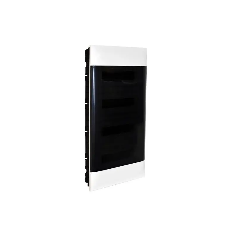 Boîte d‘Encastrement Practibox S pour Cloisons Conventionnelles Porte Transparente 4x12 Modules LEGRAND 135054
