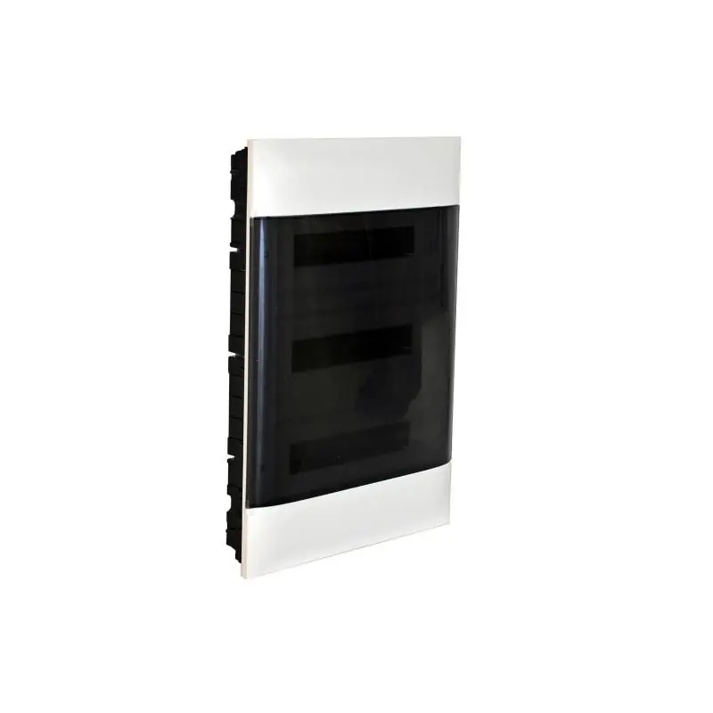 Boîte d‘Encastrement Practibox S pour Cloisons Conventionnelles Porte Transparente 3x18 Modules LEGRAND 137058